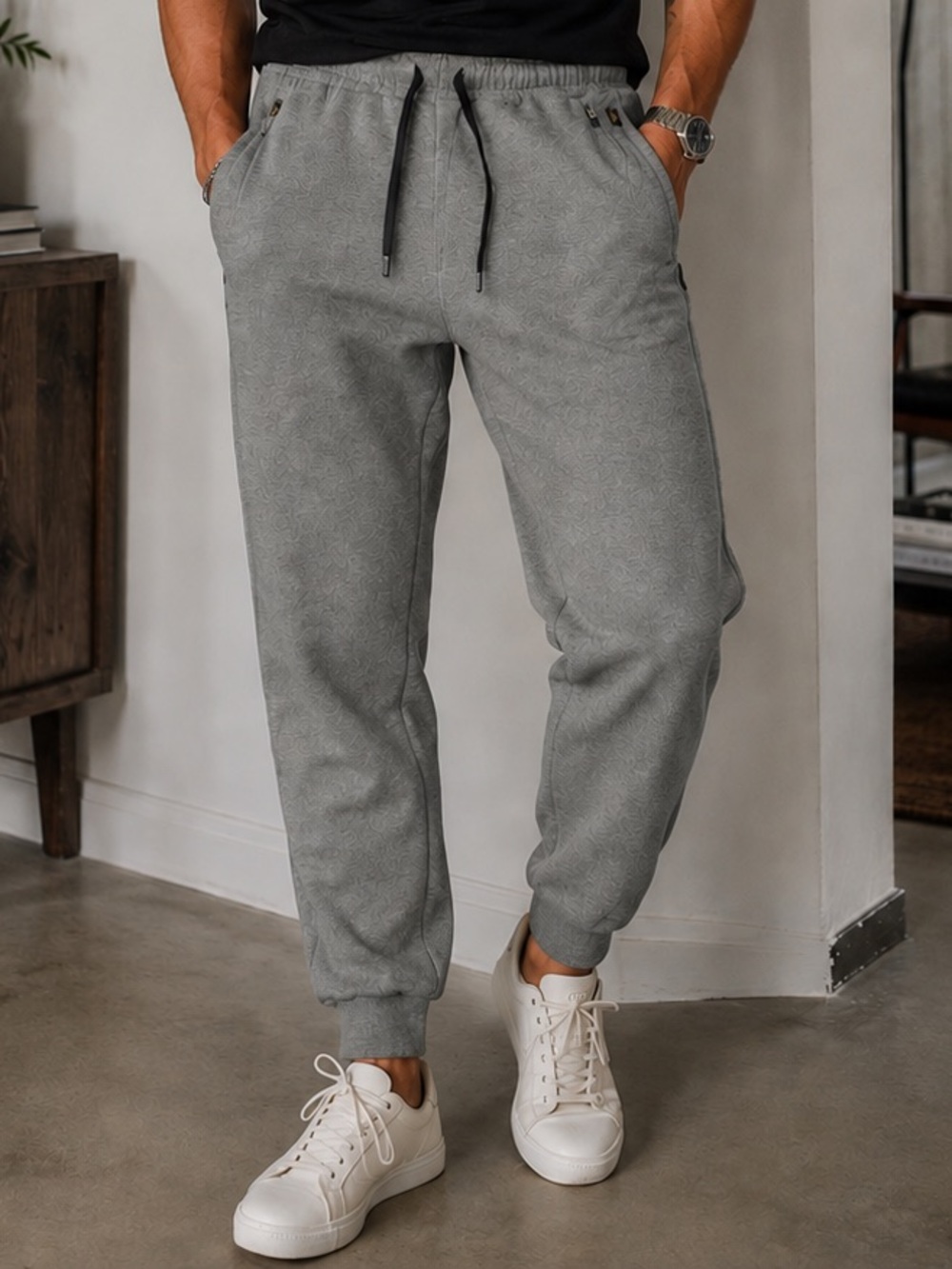 Balance Collection Outdoors Medium Gray Athletic Jogger Sweatpants